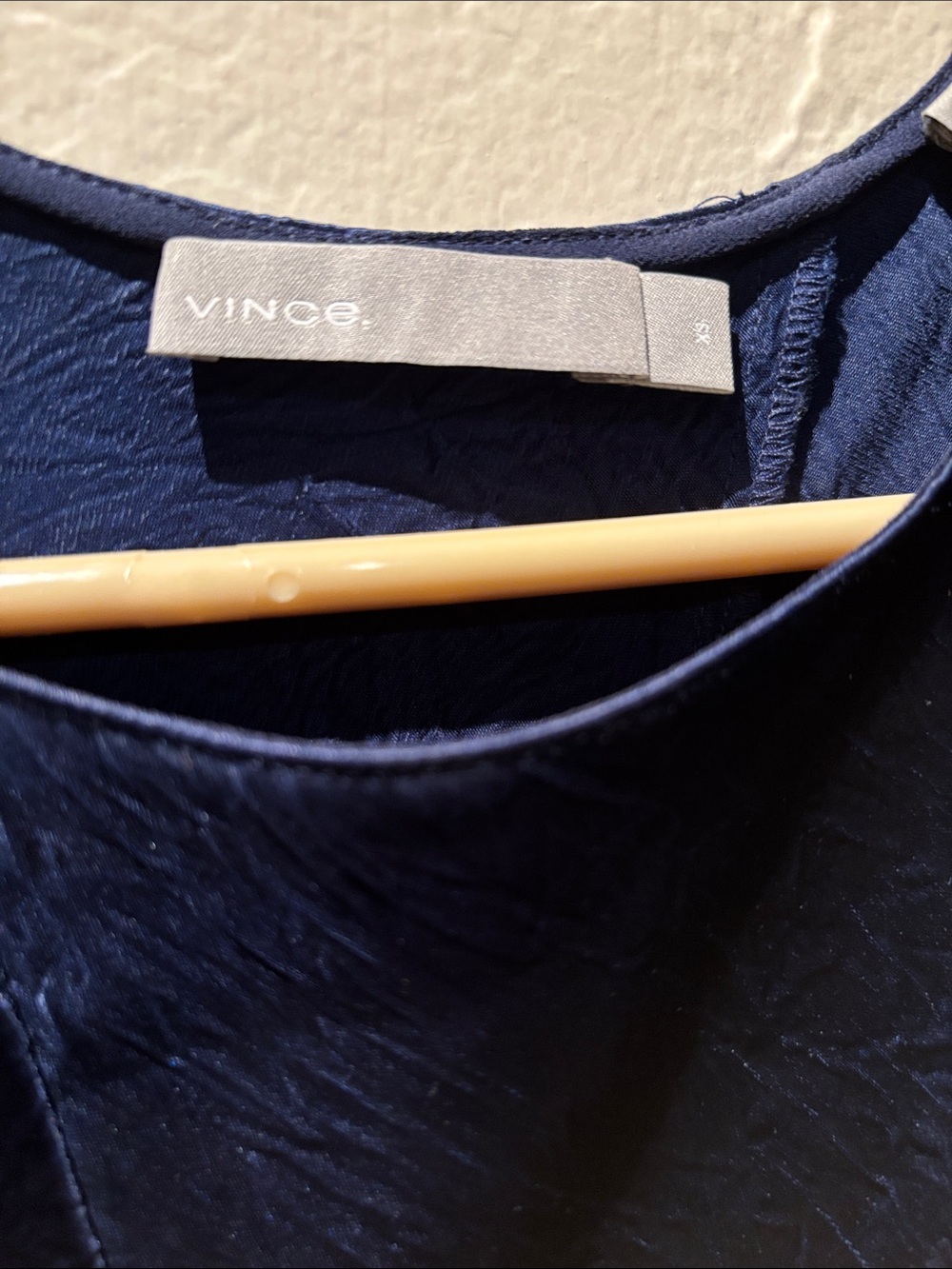 Vince Navy Blue Sleeveless Maxi Dress - Picture 3 of 5